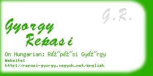 gyorgy repasi business card